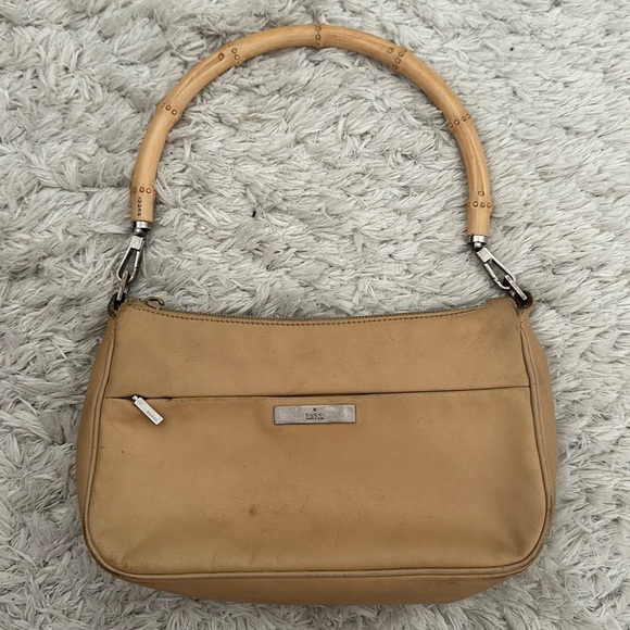 Gucci shoulder bag w bamboo handle - Picture 1 of 5
